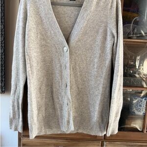 Bloomingdale's cashmere Heather Gray Women's Cardigan